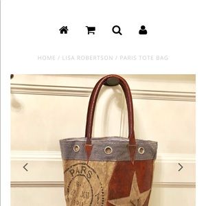 Lisa Robertson Paris Stamp Tote